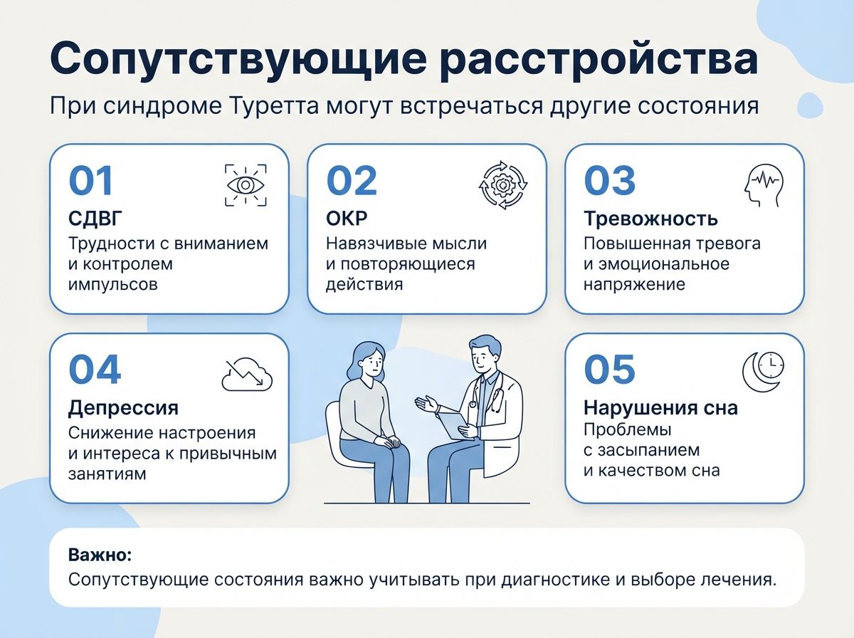 Лечение синдрома Туретта в Сорочинске инфографика