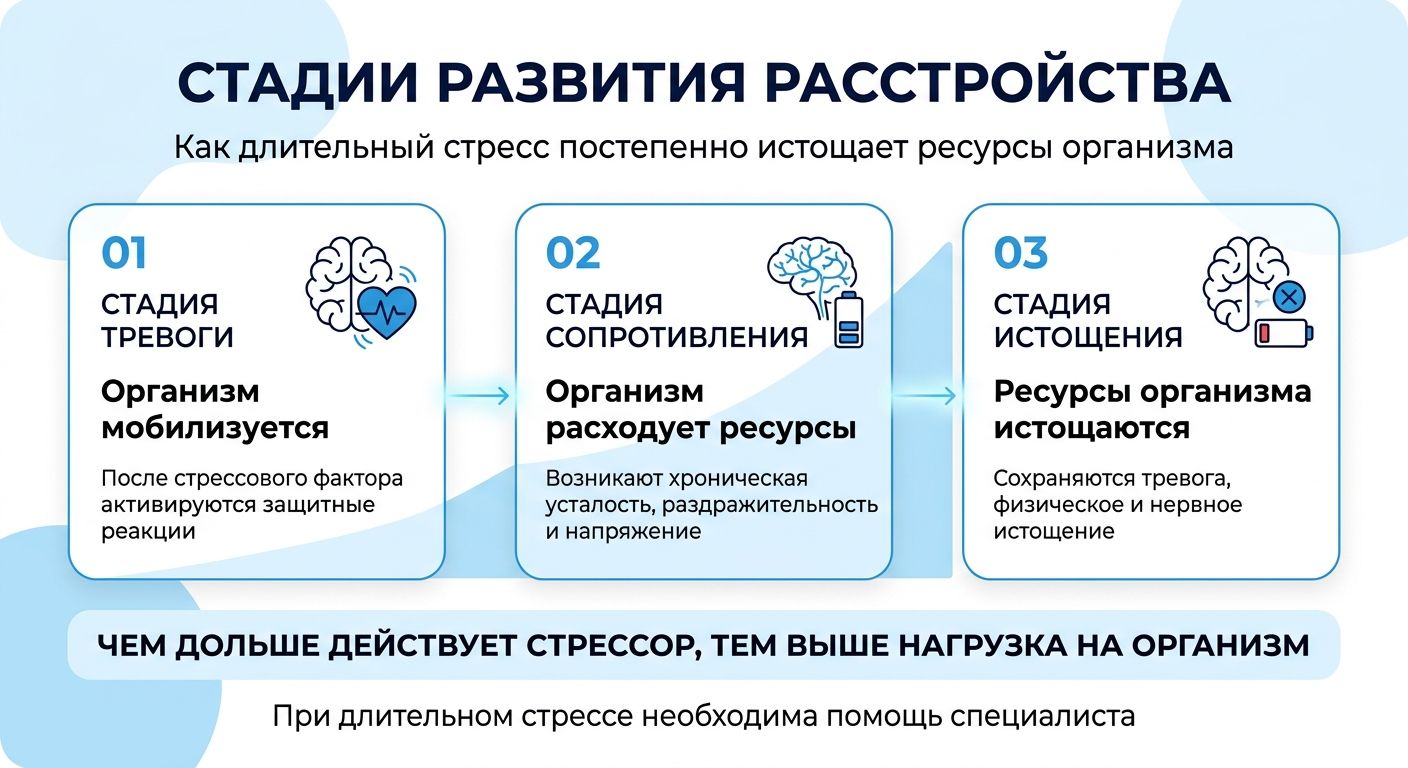 Лечение стресса в Сорочинске инфографика